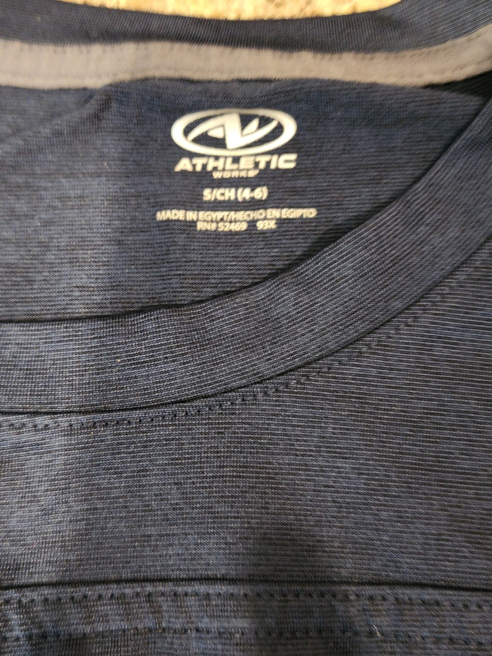 Athletic Works Men’s Blue Crew Neck T-Shirt